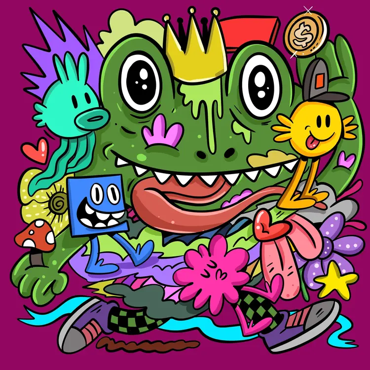 Fun Toad Run NFT collection artwork
