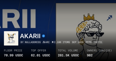 Akarii NFT collection artwork