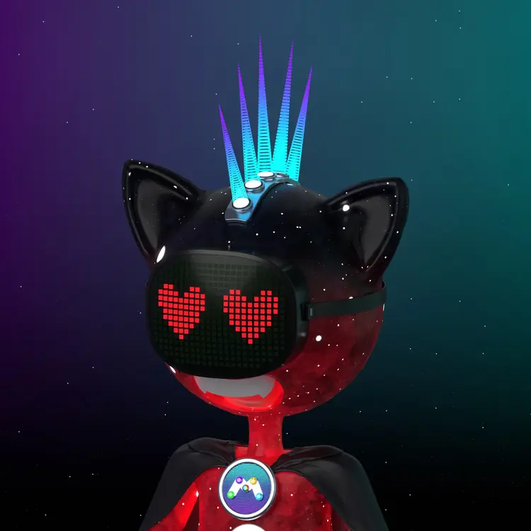 Mooncats NFT collection artwork