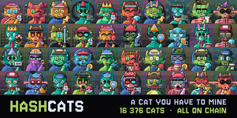 Hashcats NFT collection artwork