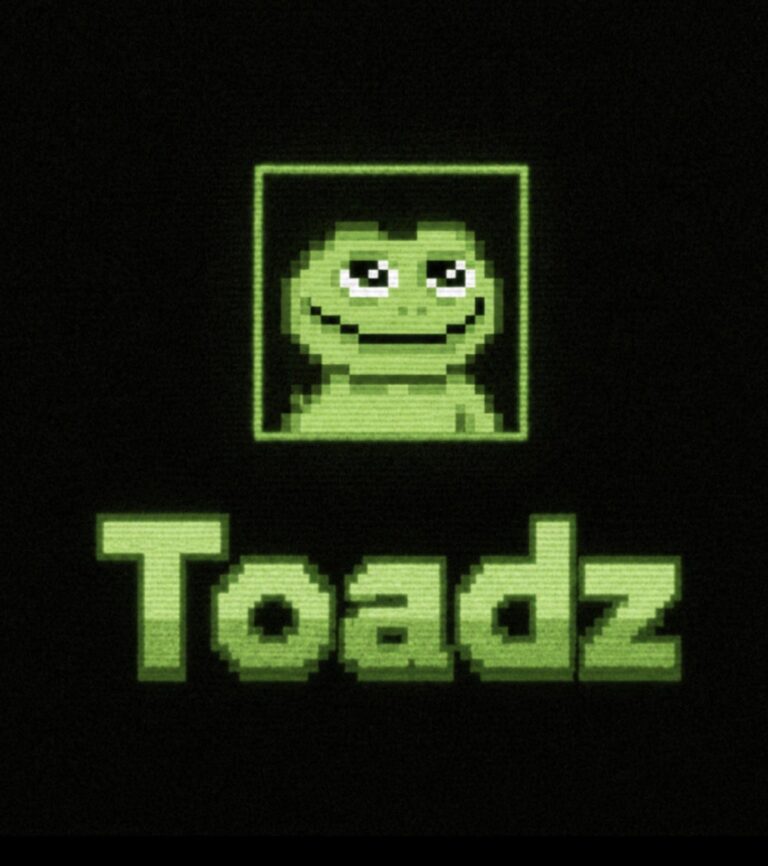 The Toadz NFT collection artwork