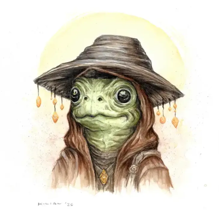 Wanderer Toad NFT collection artwork